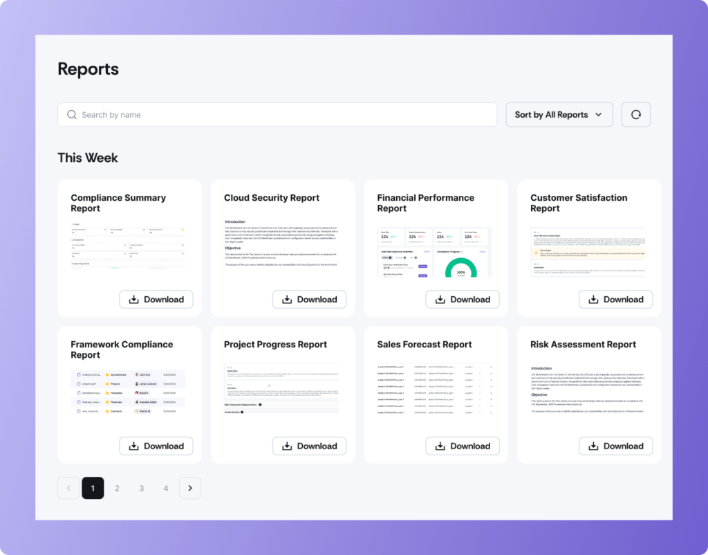 Monitoring & Reporting Dashboard