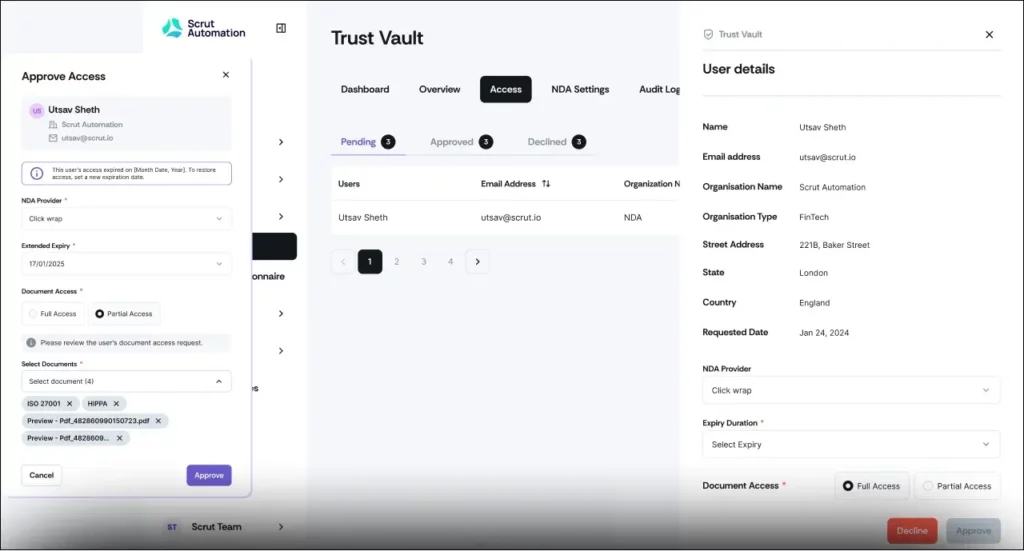 Trust Vault Scrut Update